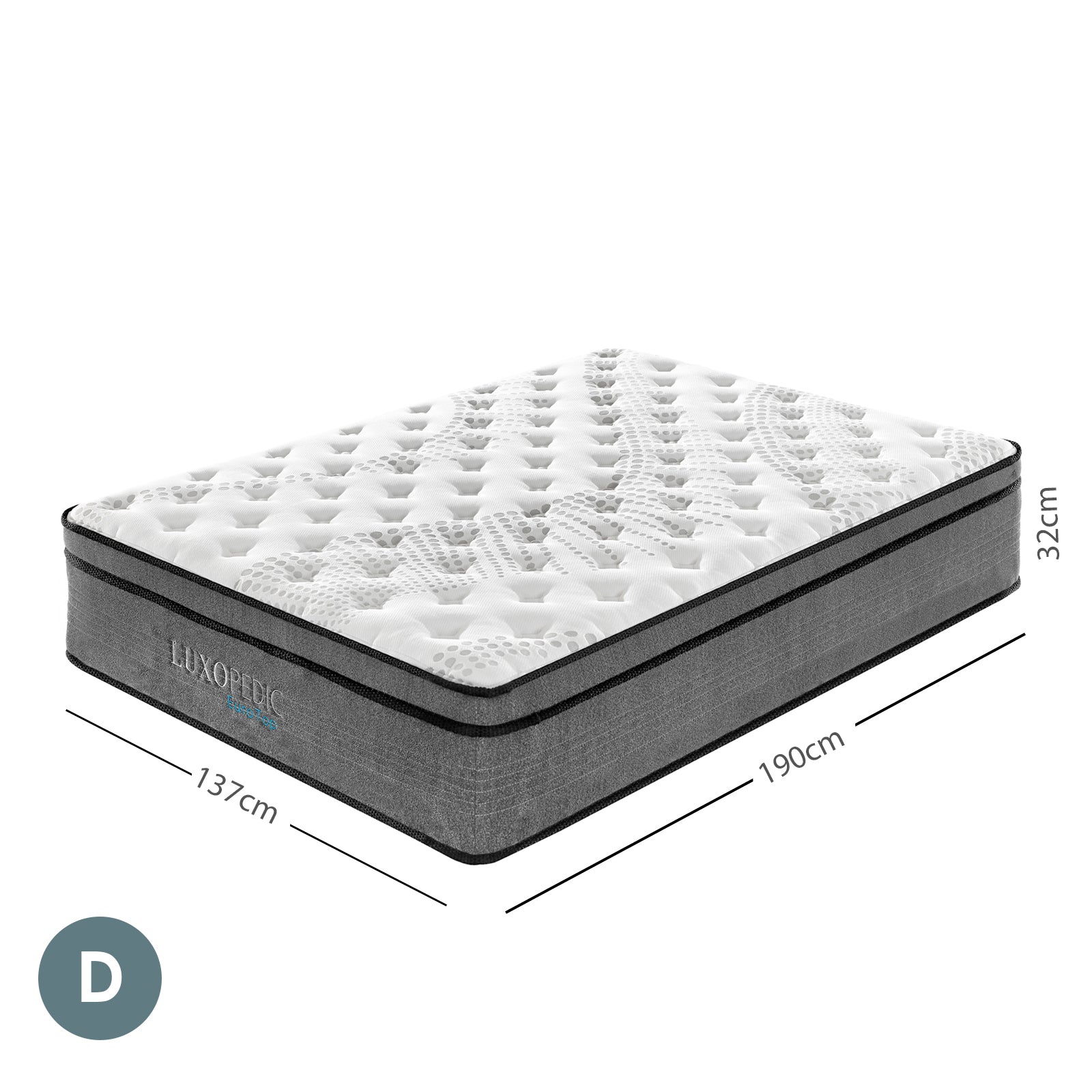 Luxopedic EuroTop 5 Zone Mattress Double