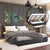 Milano Decor Eden Gas Lift Bed - Dark Grey - Double