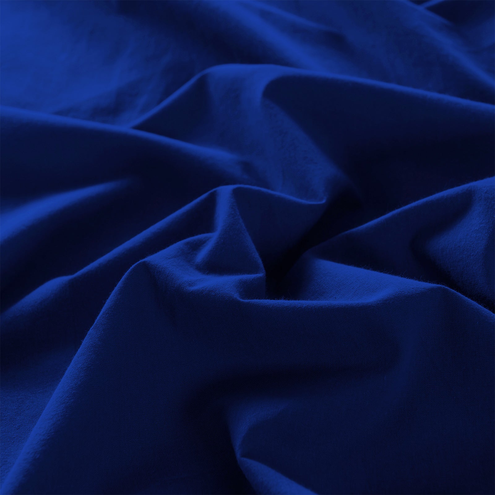 Royal Comfort Vintage Washed 100 % Cotton Sheet Set Single - Royal Blue