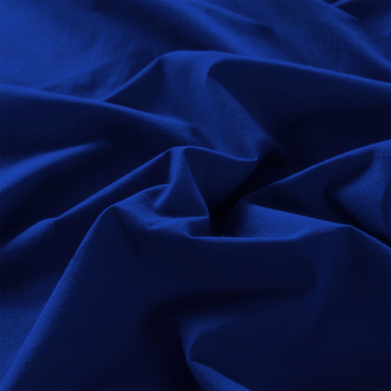 Royal Comfort Vintage Washed 100 % Cotton Sheet Set Double - Royal Blue
