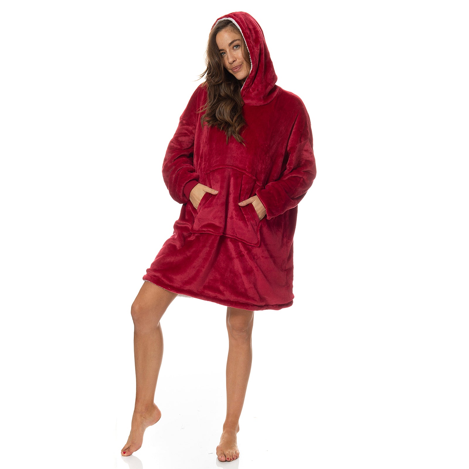 Royal Comfort Snug Hoodie - Red