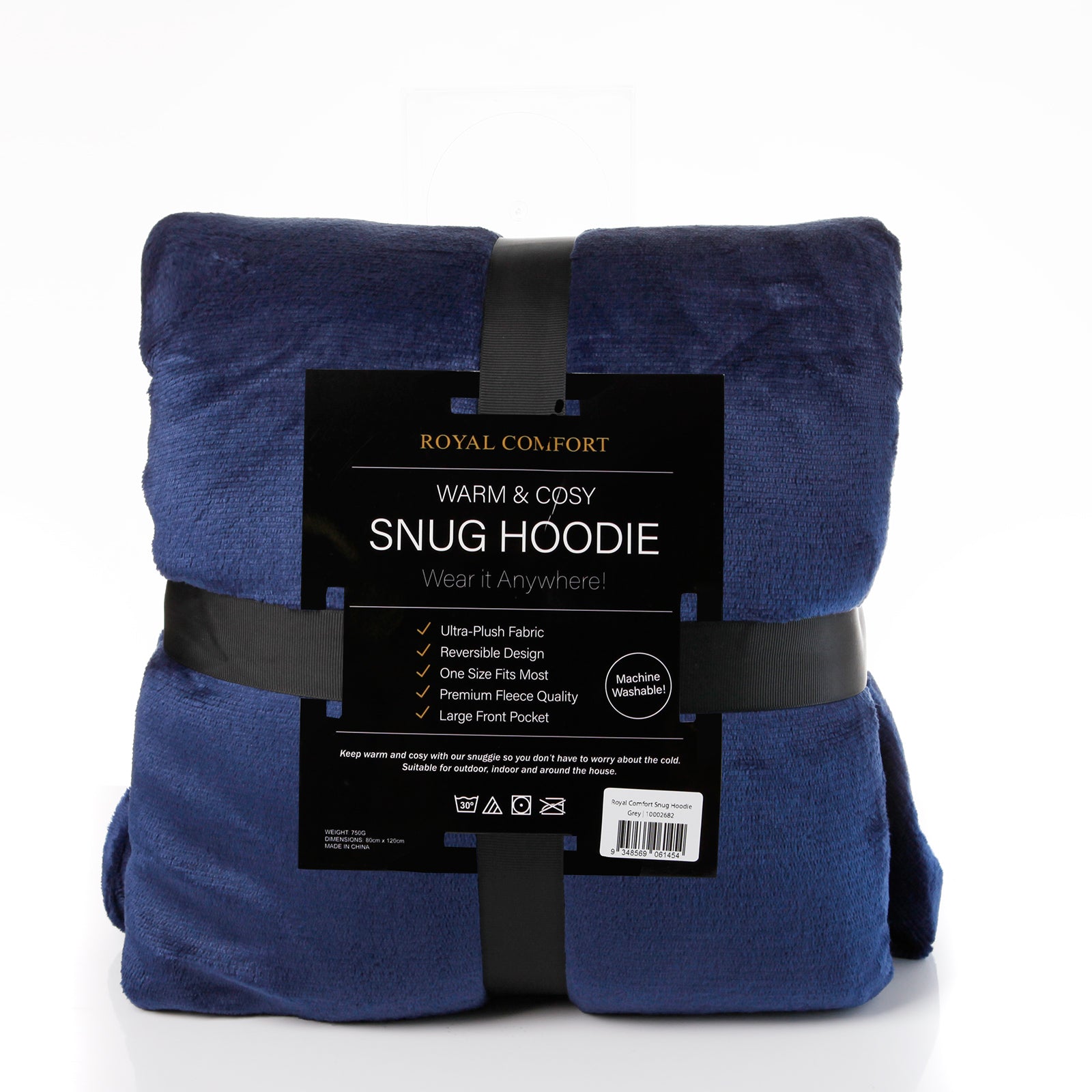 Royal Comfort Snug Hoodie - Navy