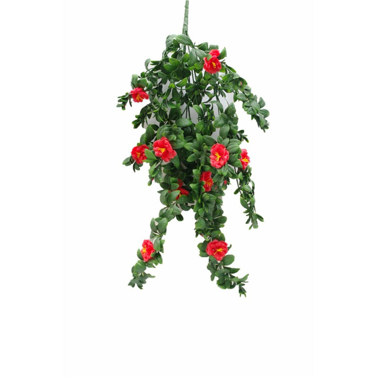 Hanging Red Rose Stem UV 85cm