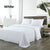 Royal Comfort Blended Bamboo Sheet Set White - King