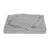 Kensington 1200Tc Cotton Sheet Set In Stripe- Double - Silver (Grey)