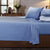 Royal Comfort - 250TC 100% Organic Cotton 4 Piece Sheet Set - Double - Indigo