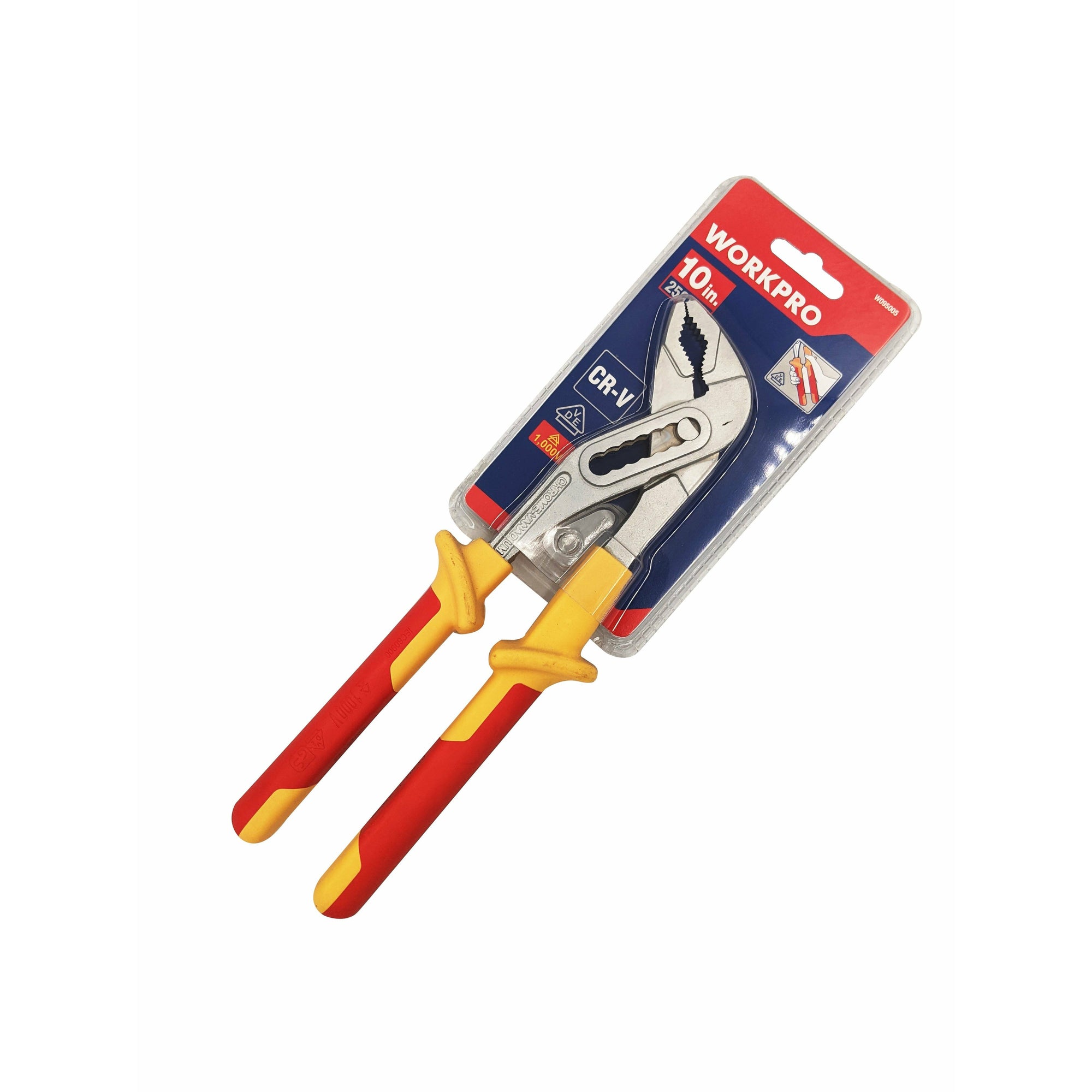 Workpro Vde Insulated Groove Joint Pliers