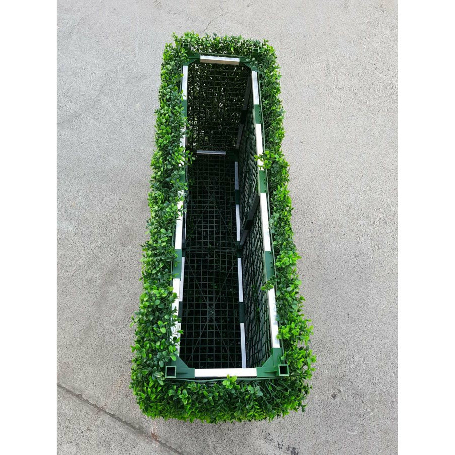 Deluxe Portable Buxus (Bright) UV Resistant 100cm Long x 50cm High x 25cm Wide