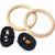 Wooden Gymnastic Rings Olympic Gym Strength Training