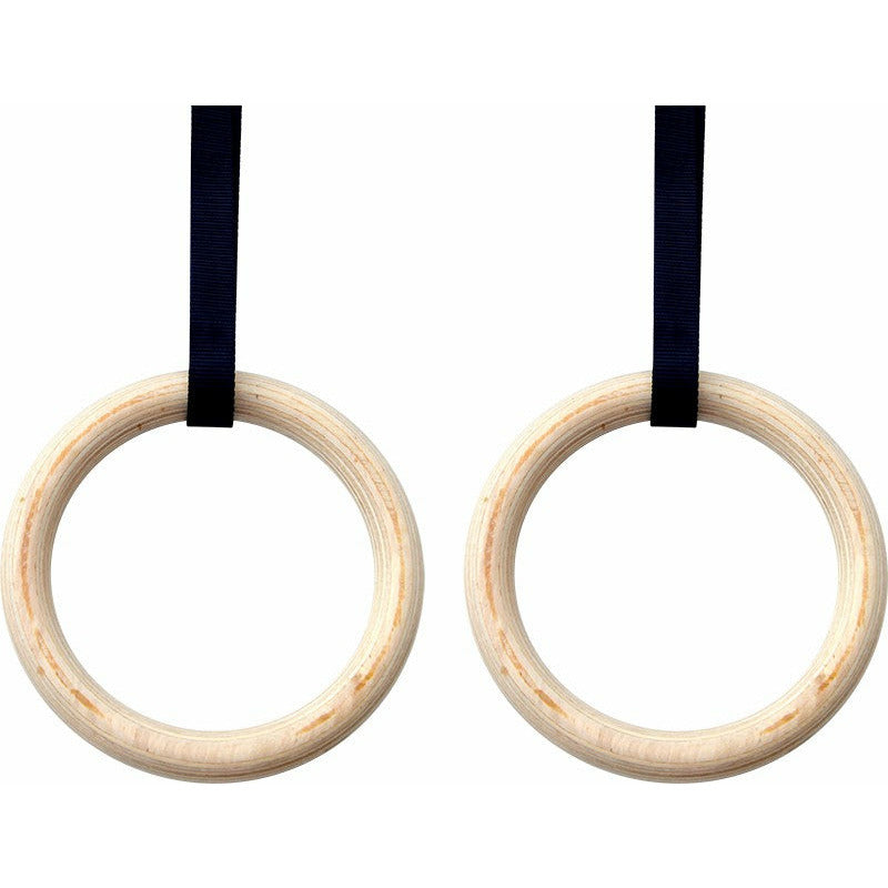 Wooden Gymnastic Rings Olympic Gym Strength Training