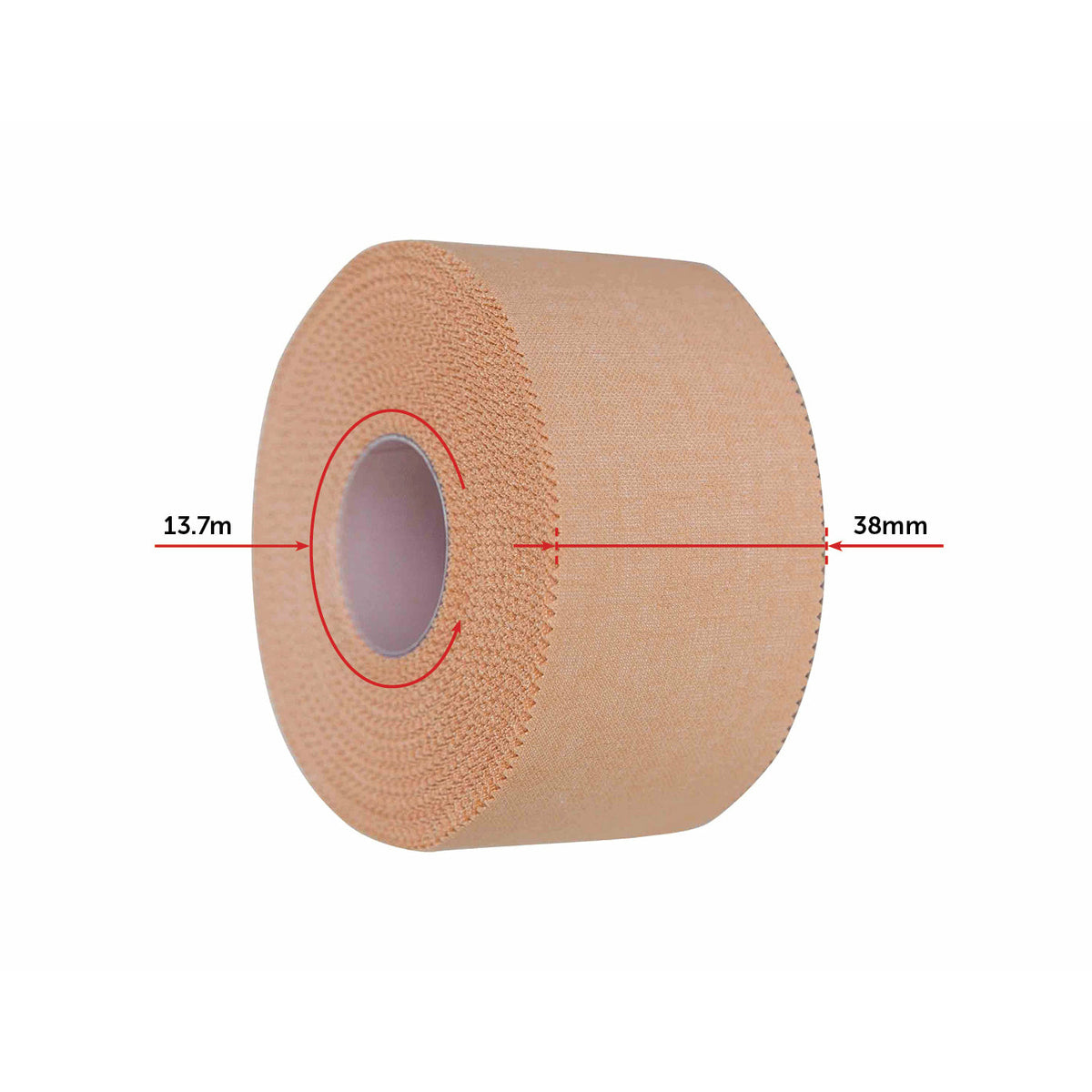 Premium Rigid Sports Strapping Tape - 30 Rolls of 38mm X 13.7M