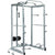 Power Rack Squat Cage Stands w Lat Pulldown Home Gym