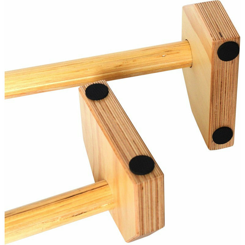Wooden Parallette Bars Push Up & Dip Workouts