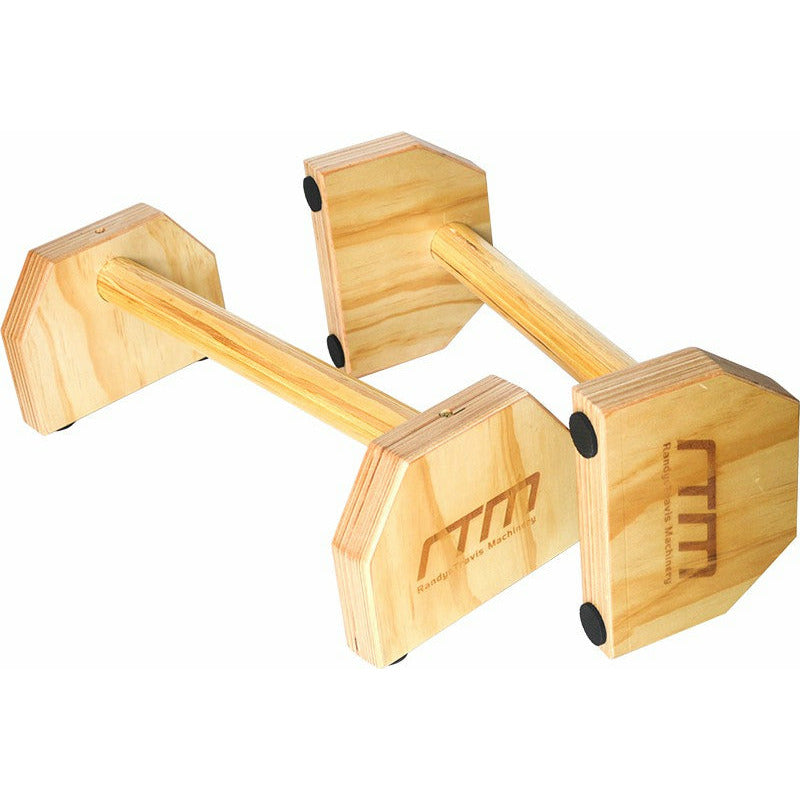 Wooden Parallette Bars Push Up & Dip Workouts