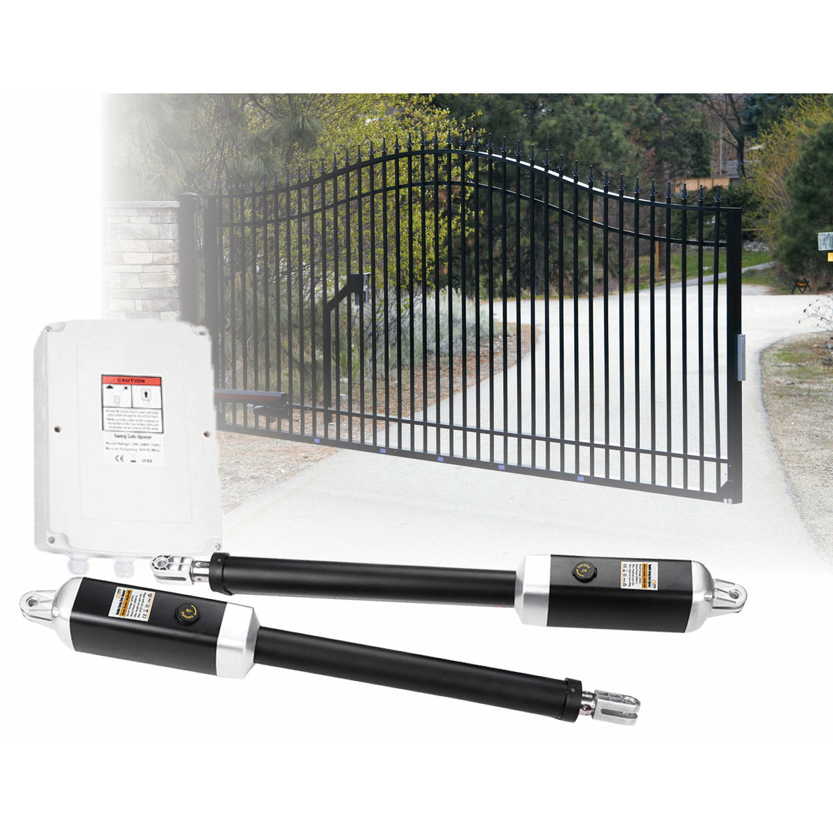 1200KG Double Swing Auto Motor Remote Gate Opener