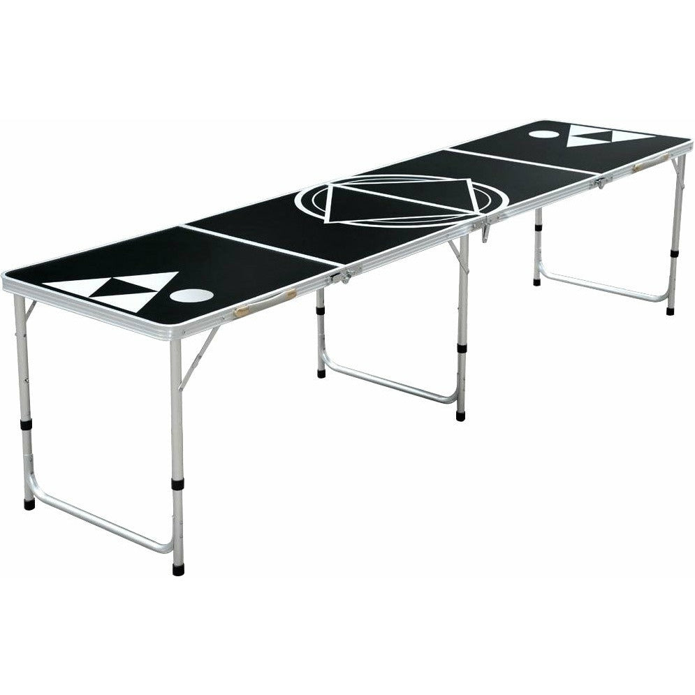 Professional 8ft Beer Pong Table Drinking Game
