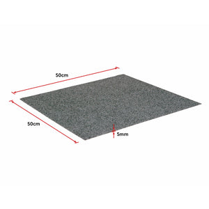 5m2 Box of Premium Carpet Tiles Commercial Domestic Office Heavy Use Flooring Grey