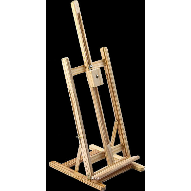 Tabletop Easel Wood Studio H-Frame Artist Art Display Painting Shop Tripod Stand Wedding