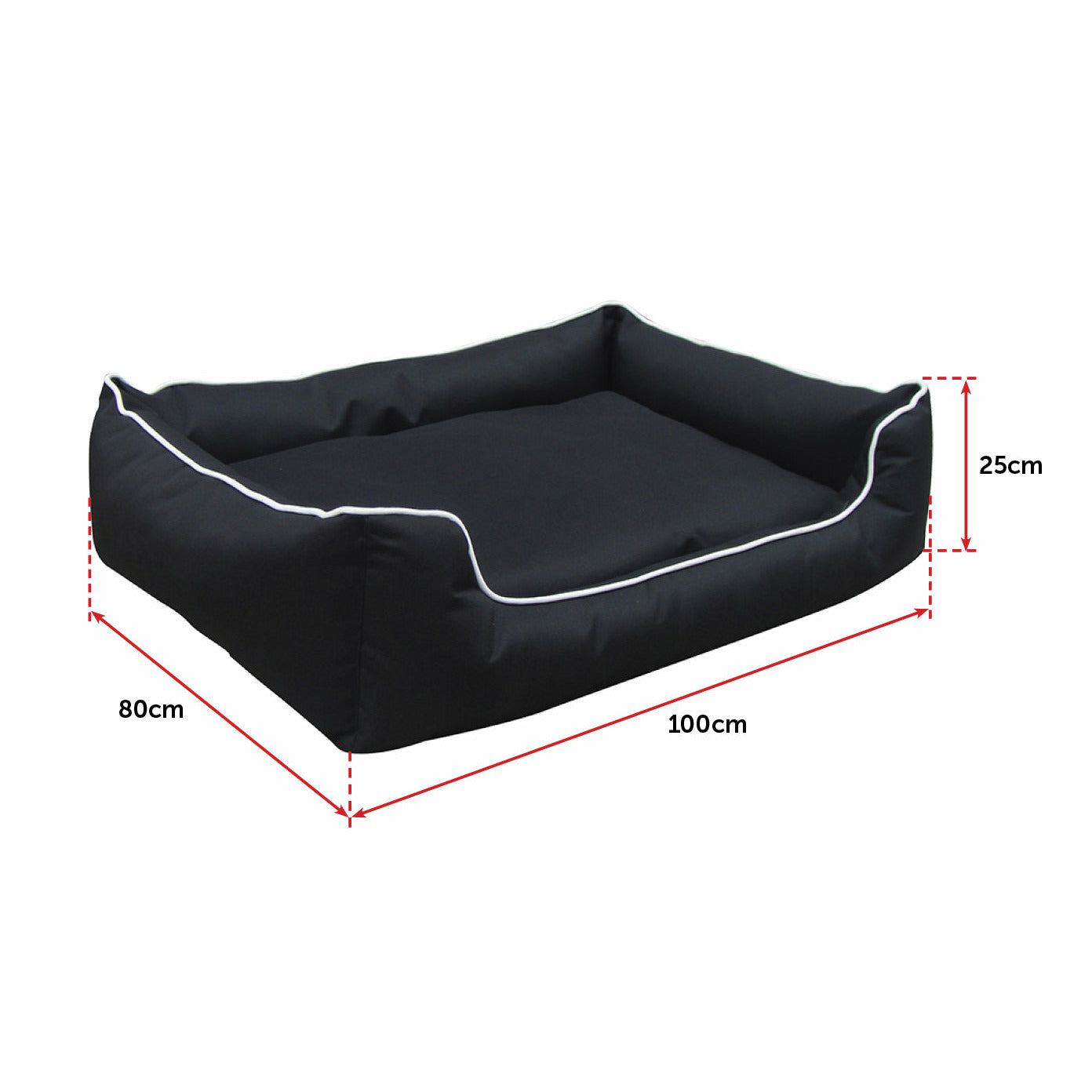 100cm x 80cm Heavy Duty Waterproof Dog Bed