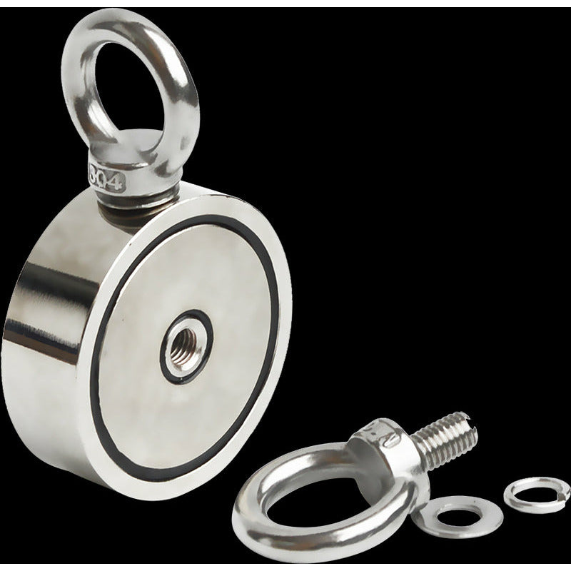 340Kg Salvage Strong Recovery Magnet Neodymium Hook Treasure Hunting Fishing