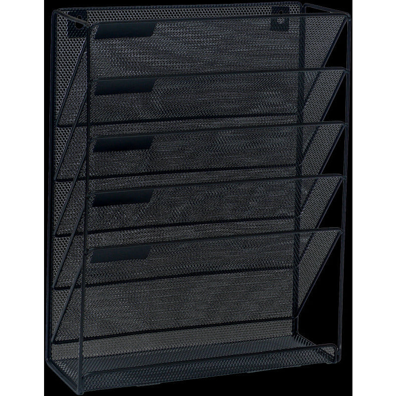 Wall Mount 6 Pocket Hanging File Sorter Organizer Folder Holder Rack Storage