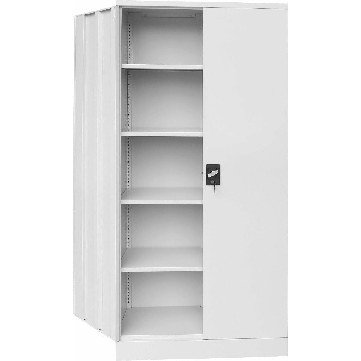 Two-Door Shelf Office Gym Filing Storage Locker Cabinet Safe