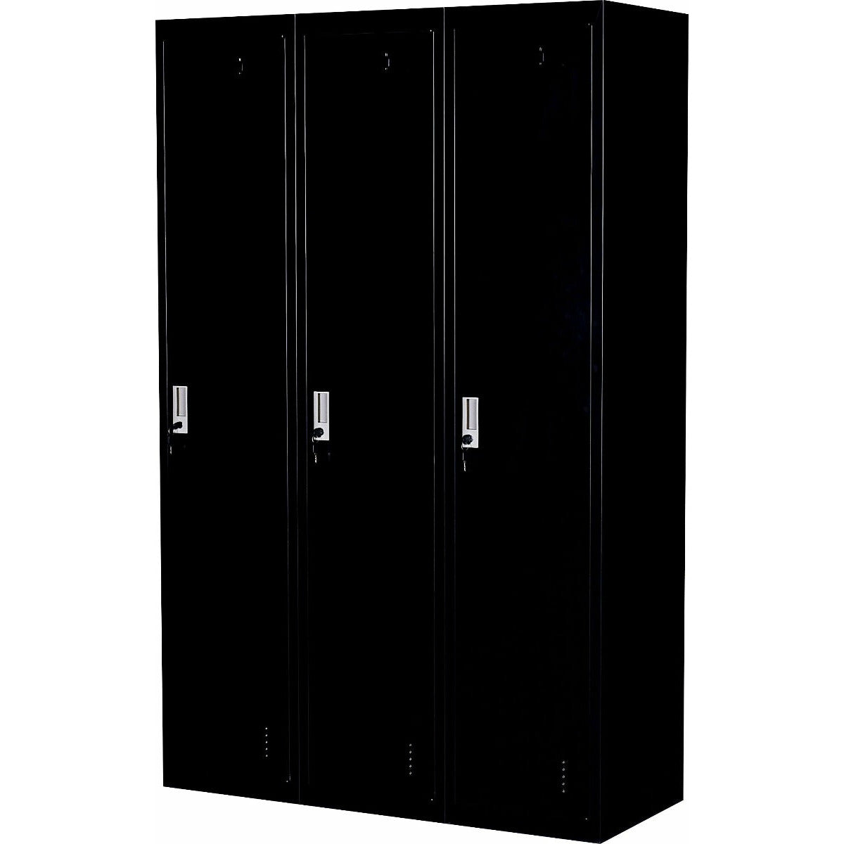 Three-Door Side by Side Office Gym Shed Storage Locker