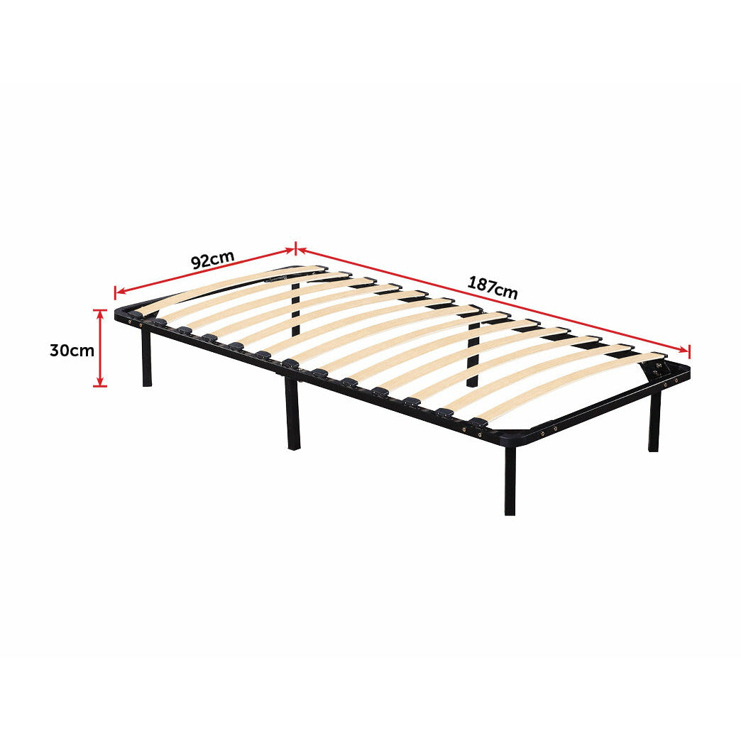 Single Metal Bed Frame - Bedroom Furniture