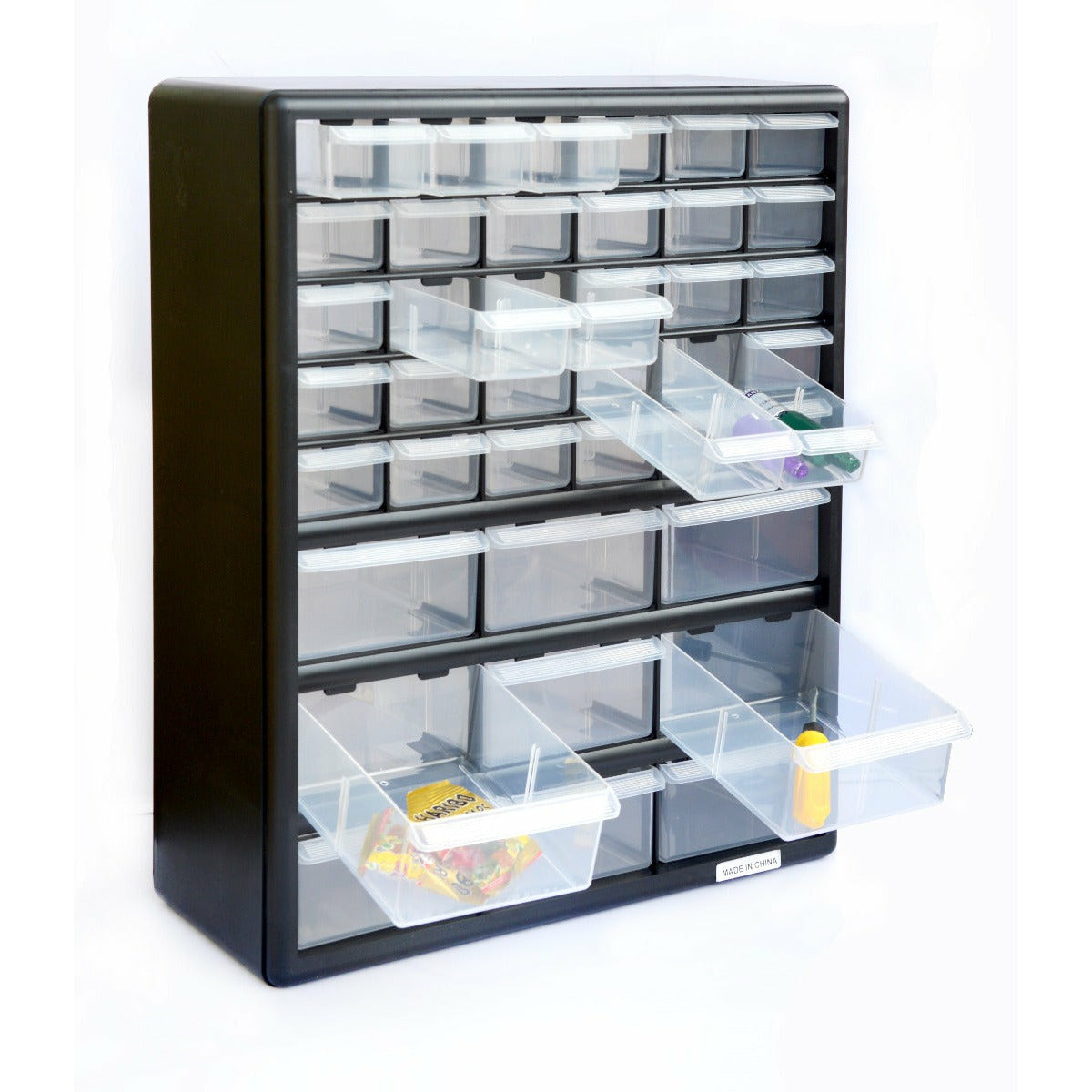 Storage Cabinet Drawers 39 Plastic Tool Box Containers Organiser Cupboard