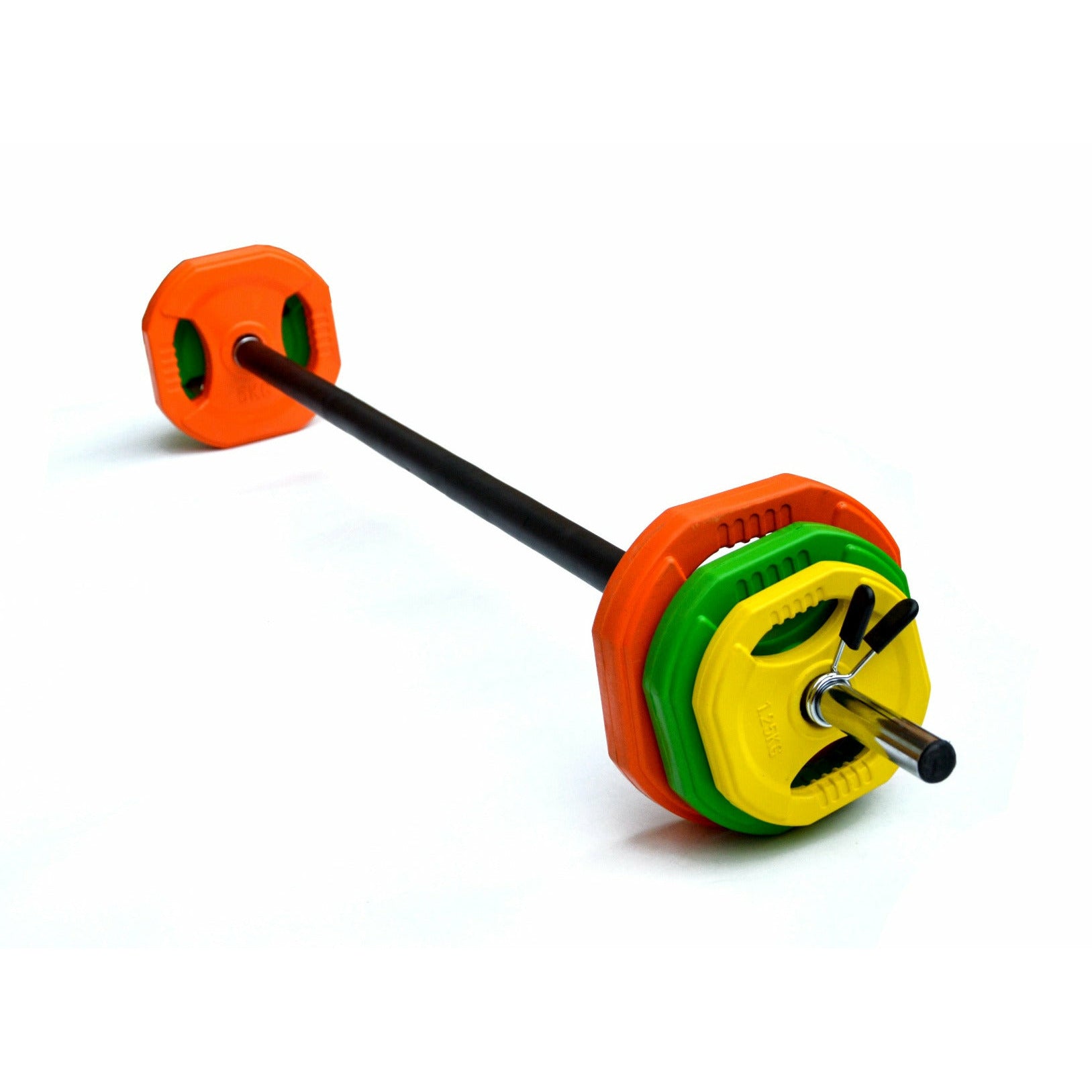 20kg Standard Rubber Coloured Barbell