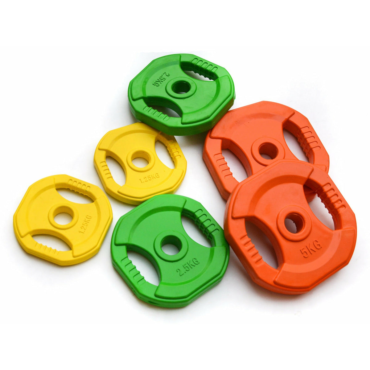 20kg Standard Rubber Coloured Barbell