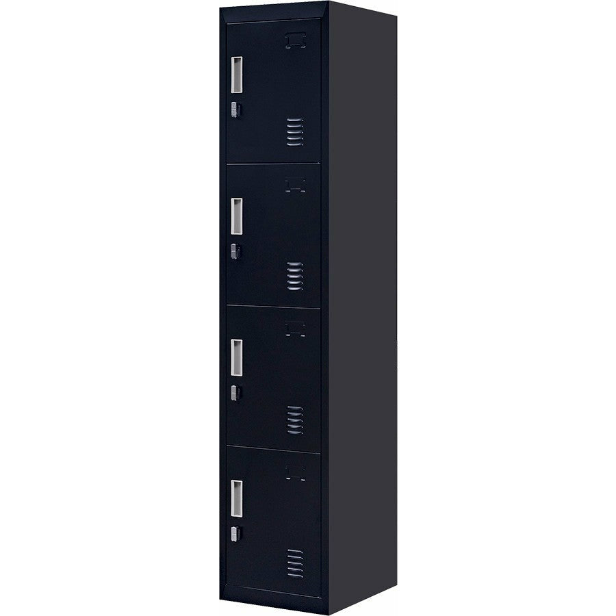 4-Door Vertical Locker for Office Gym Shed School Home Storage