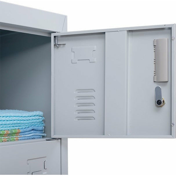 6-Door Locker for Office Gym Shed School Home Storage