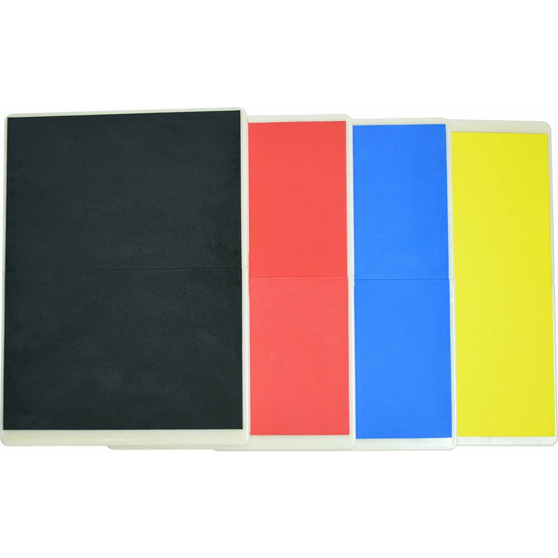 Martial Arts Supply Rebreakable Board Taekwondo, MMA, Karate-Set: Yellow, Blue, Red & Black