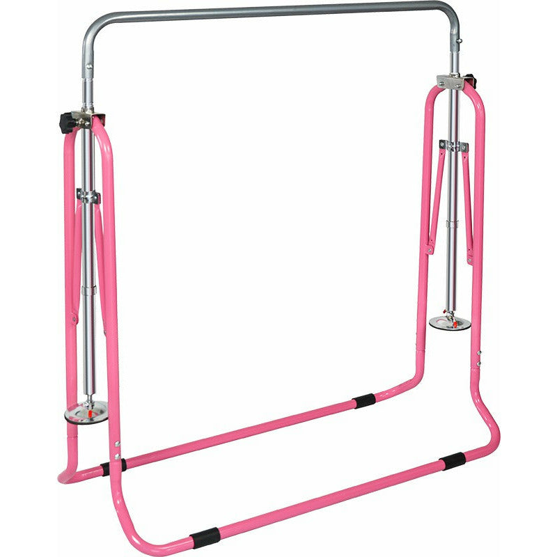 Kids Gymnastics Bars Training Horizontal Bar Monkey Kip Bar Pink