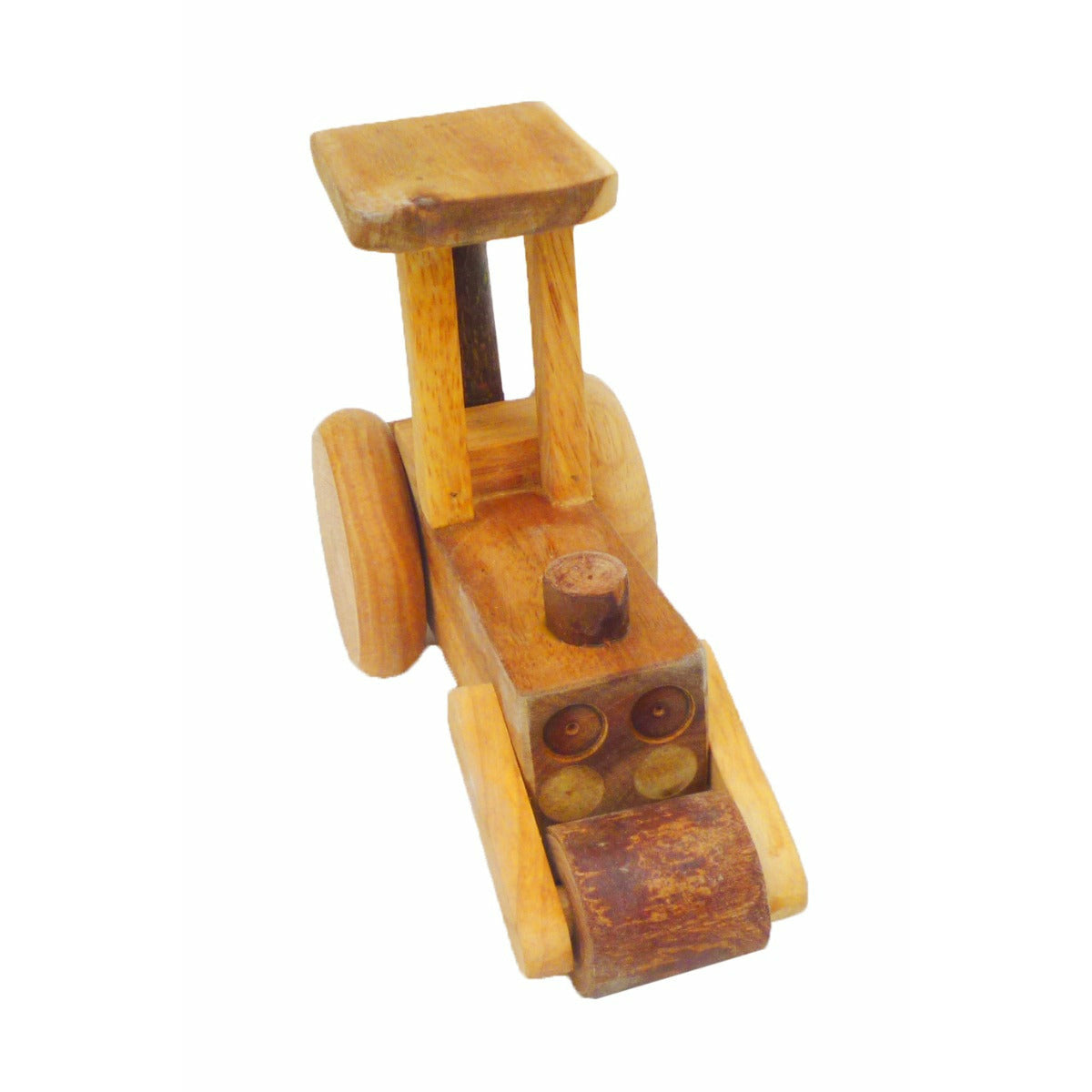 Natural timber stream roller