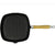 Grill Pan with Wooden Handle Cast Iron 20x20 cm