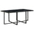 11 Piece Outdoor Dining Set with Cushions Poly Rattan Black
