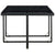 11 Piece Outdoor Dining Set with Cushions Poly Rattan Black