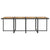 13 Piece Outdoor Dining Set Poly Rattan and Acacia Wood Black
