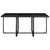 11 Piece Outdoor Dining Set with Cushions Poly Rattan Black