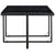11 Piece Outdoor Dining Set with Cushions Poly Rattan Black
