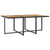 11 Piece Outdoor Dining Set with Cushions Poly Rattan Black