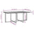11 Piece Outdoor Dining Set with Cushions Poly Rattan Black