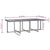 13 Piece Outdoor Dining Set with Cushions Poly Rattan Black