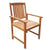 5 Piece Outdoor Dining Set Solid Acacia Wood