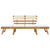 Garden Bench with Cushions 2-in-1 190 cm Solid Acacia Wood