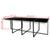 13 Piece Outdoor Dining Set with Cushions Poly Rattan Black
