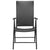 Stackable Garden Chairs 2 pcs Poly Rattan Black
