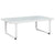 4 Piece Garden Lounge Set with Cushions Aluminium Black